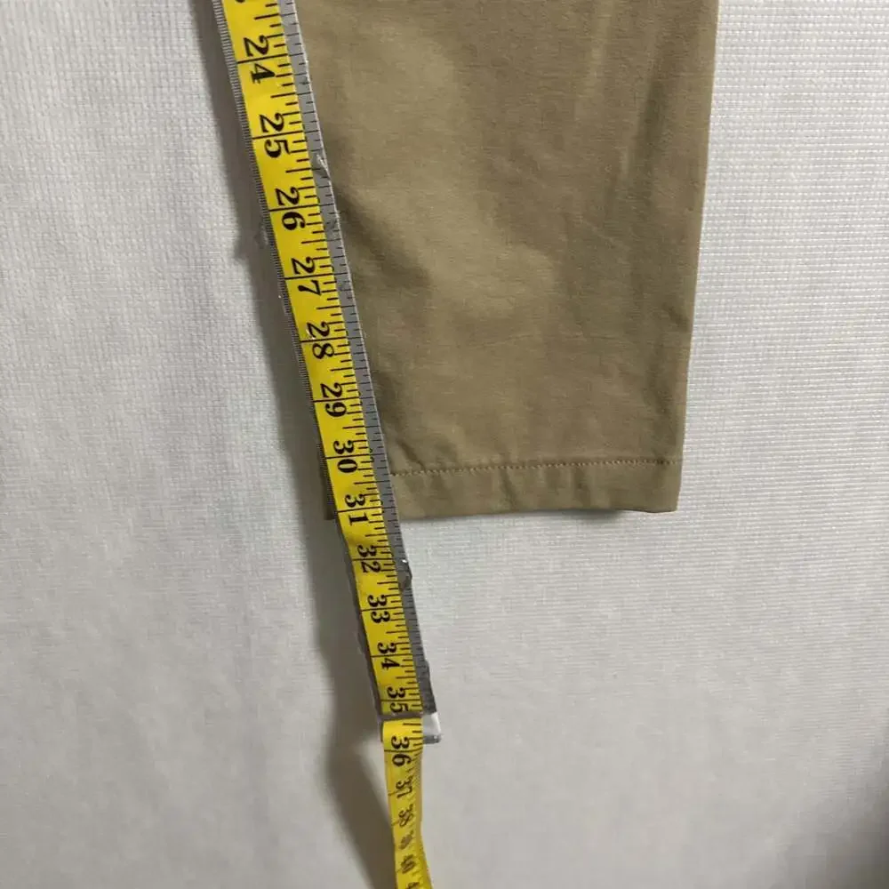 Prana Men's 30/32 Beige Stretch Polyester Slim Fit Chino Pants With Pockets